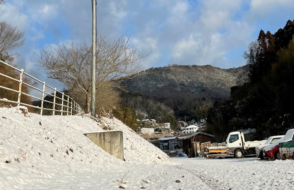 久々の積雪